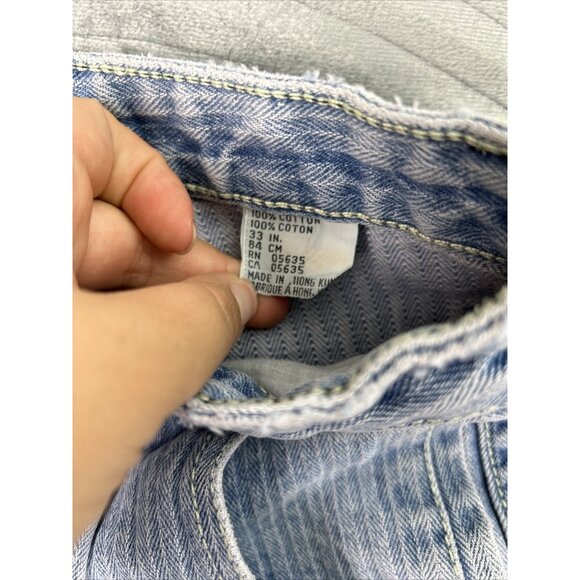 Vintage Faded Glory Jeans Light Blue Wash Denim Country 30x27 Cowgirl Horse - Picture 6 of 10